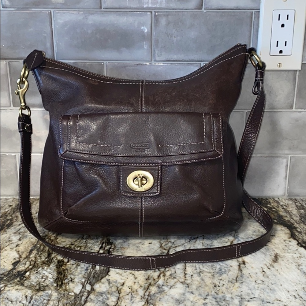 Coach Hobo Penelope Soft Milled Convertible Hippie